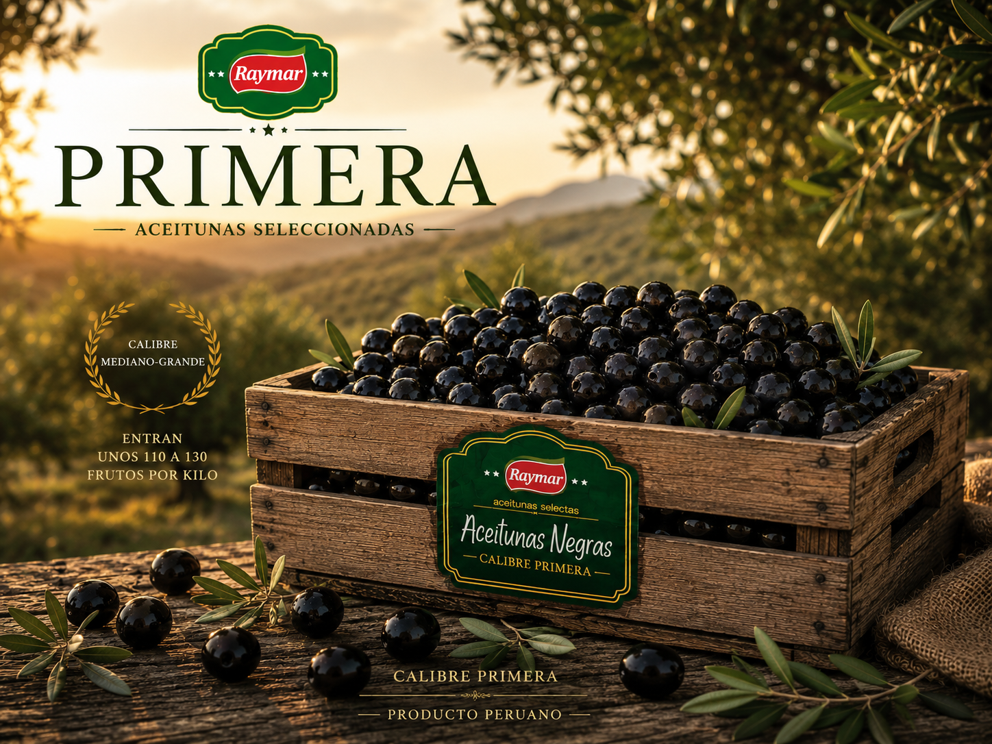 Aceitunas Calibre Primera